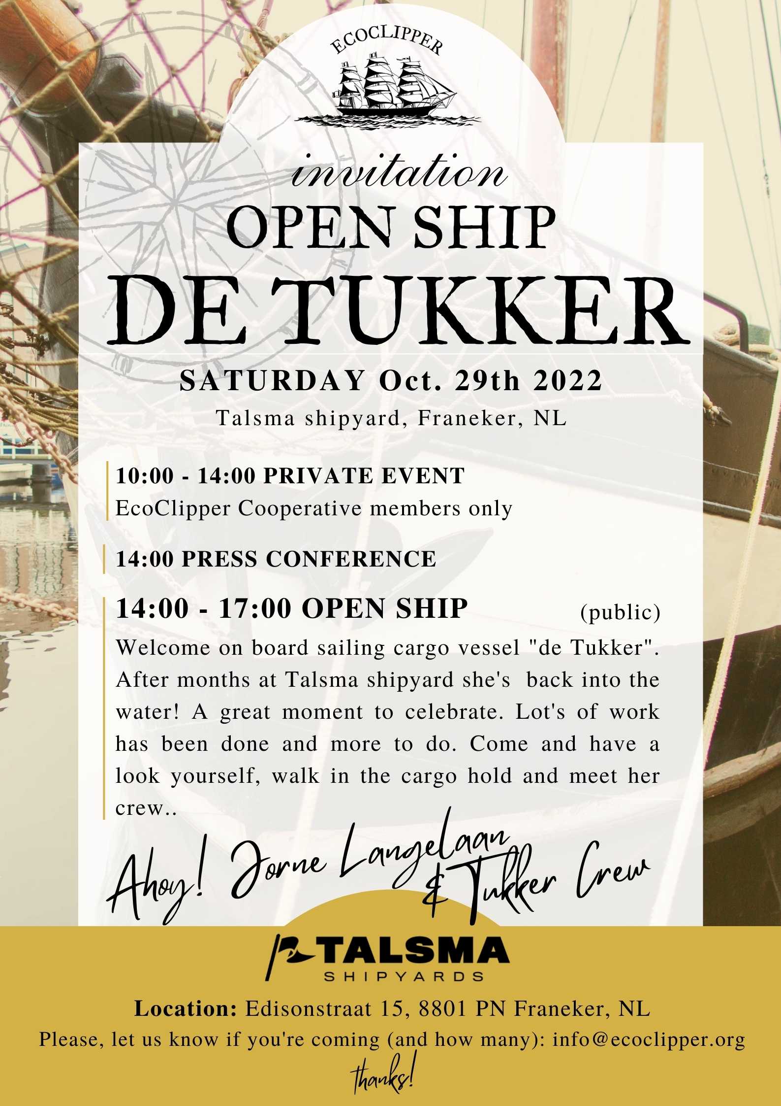 OPEN SHIP de TUKKER EcoClipper